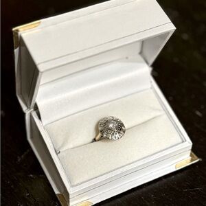 Antique Ladies Diamond Ring, 14k Gold, .85 TCW